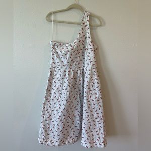 HD in Paris | Watermelon Dress with Pockets | Size 16 | White & Pink